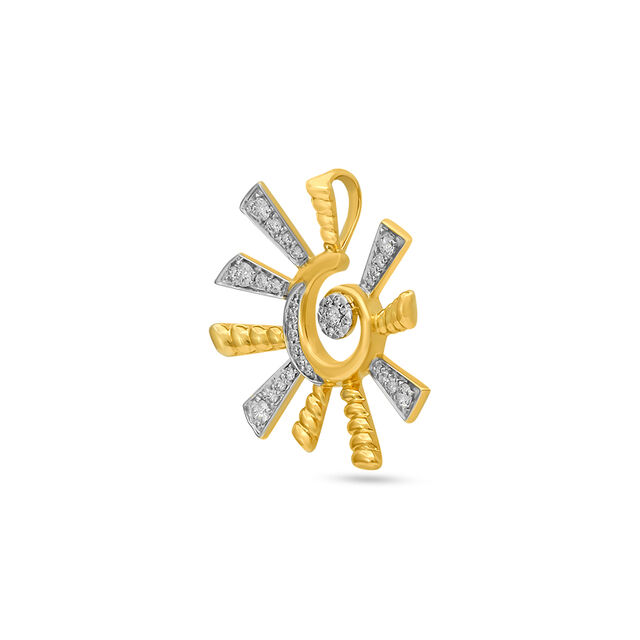 Tanishq 18 Karat Diamond Pendant for Women 2