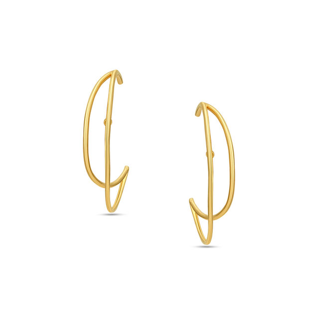 Tanishq 18 Karat Gold Earrings for Women 