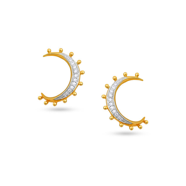 Tanishq 18 Karat Diamond Earrings for Women 