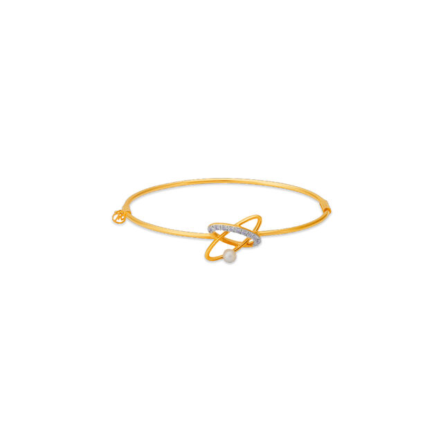 Tanishq 18KT Diamond Bangle for Women 2