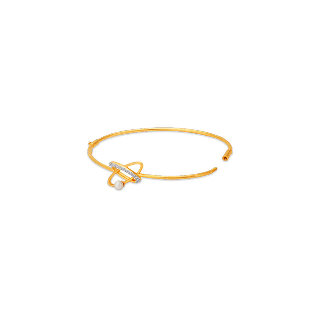 Tanishq 18KT Diamond Bangle for Women 3