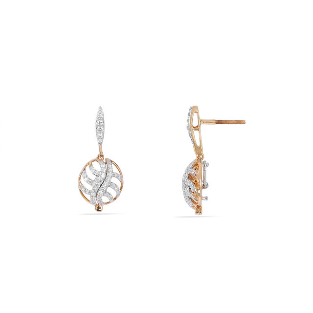 Tanishq 18KT Diamond Necklace Set for Women 6