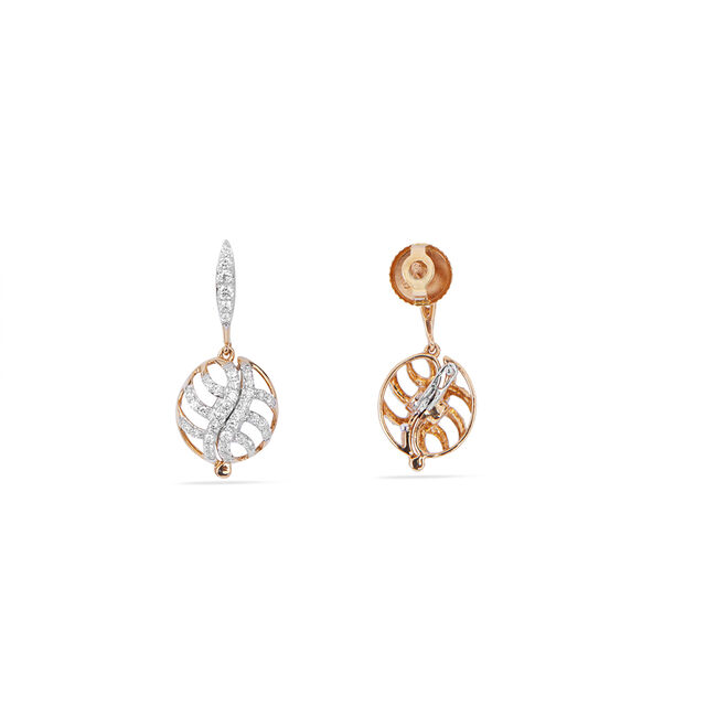 Tanishq 18KT Diamond Necklace Set for Women 7