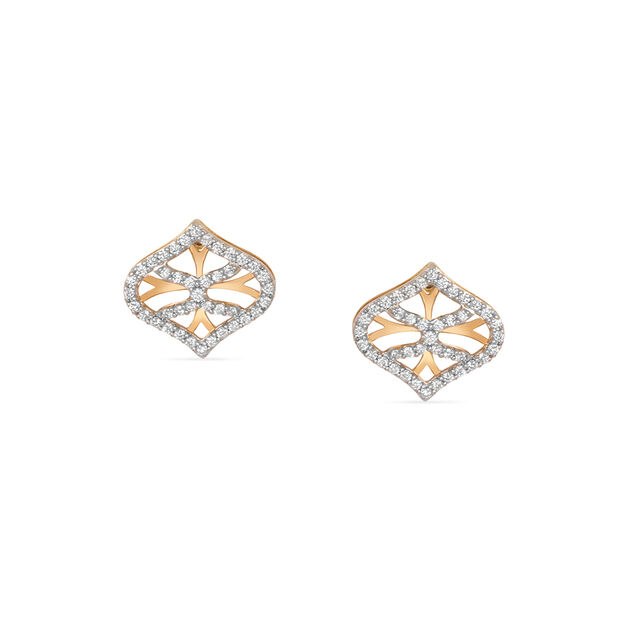 Tanishq 18KT Diamond Necklace Set for Women 3