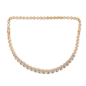 Tanishq 18KT Diamond Necklace Set for Women