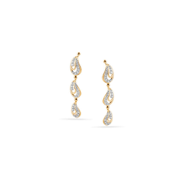 Versatile Teardrop Diamond Earrings 6
