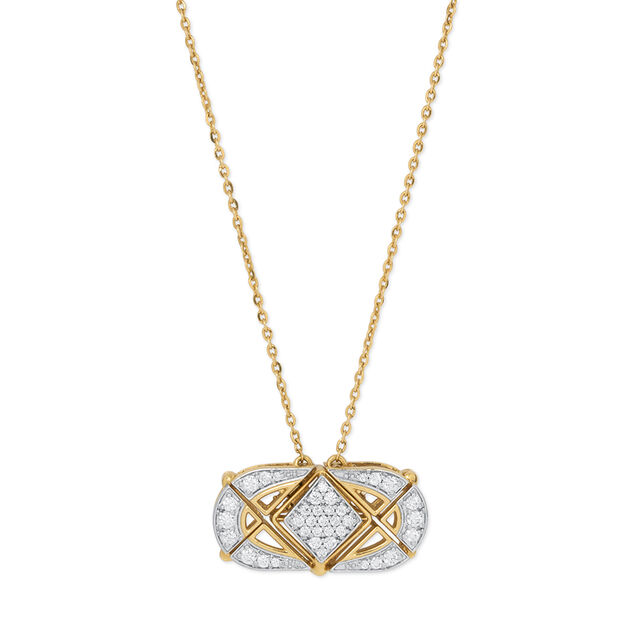 Tanishq 18KT Diamond Haaram for Women 2