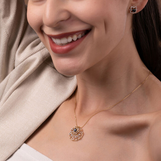 Opulent Interchangeable Gem Pendant 9