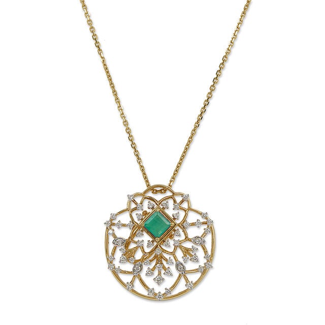 Opulent Interchangeable Gem Pendant 5
