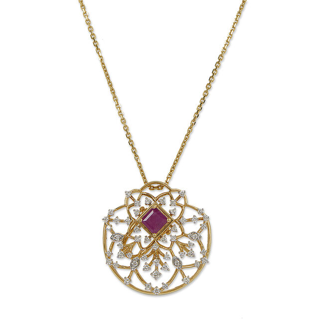 Opulent Interchangeable Gem Pendant 7