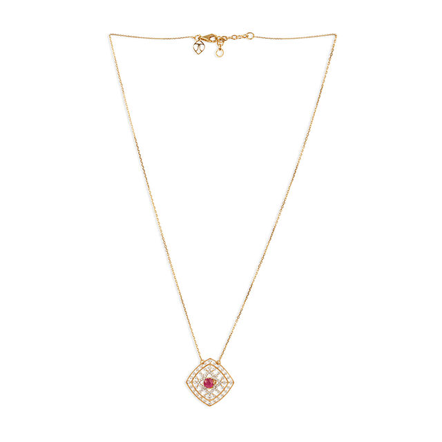 Elegant Interchangeable Gem Pendant 