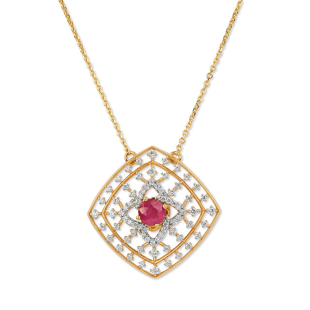 Elegant Interchangeable Gem Pendant 5