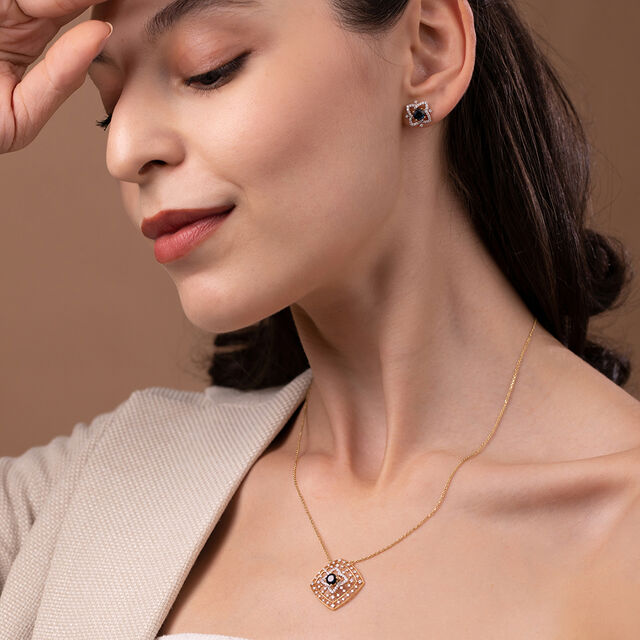Elegant Interchangeable Gem Pendant 8