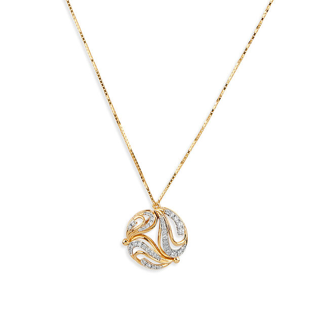 Oval Diamond Ring Pendant 5