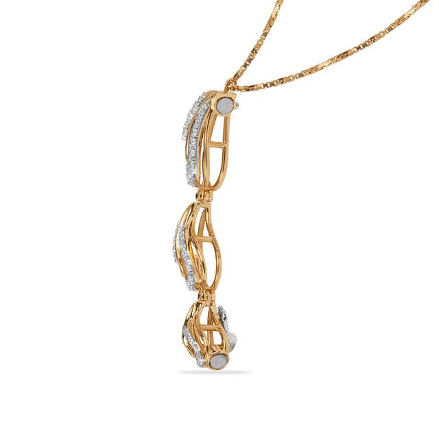 Oval Diamond Ring Pendant 7
