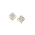 Geometric Glam Stud Earrings 