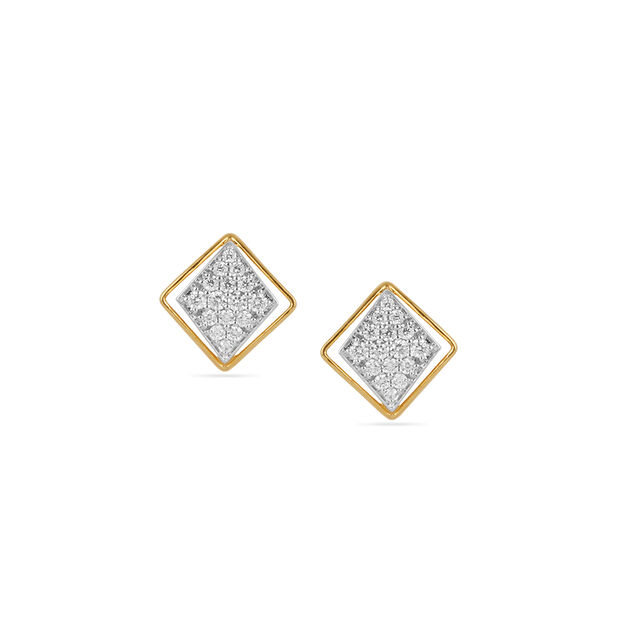 Geometric Glam Stud Earrings 