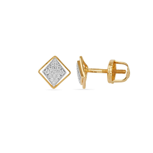 Geometric Glam Stud Earrings 2