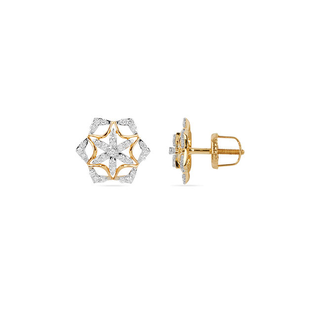 Radiant Geometric Stud Earrings 2