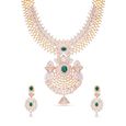 Tanishq 18 Karat Diamond Necklace Set for Women 
