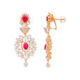Tanishq 18 Karat Diamond Necklace Set for Women 5