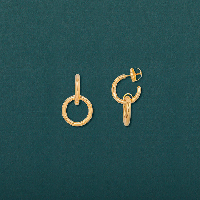 Reversed Hoop Earrings 5