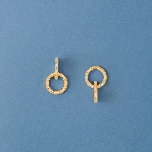 Reversed Hoop Earrings 