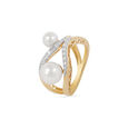 Enchanting Wave Pearl Ring 4