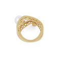 Enchanting Wave Pearl Ring 5