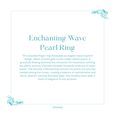 Enchanting Wave Pearl Ring 7