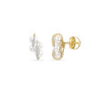 Timeless Pearl Cluster Studs 3