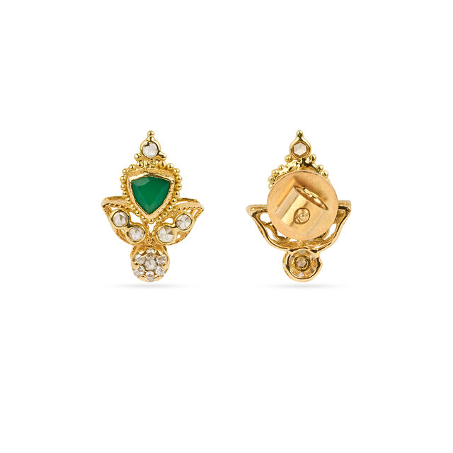 Tanishq 18KT  Pendant and Earrings Set for Women 4