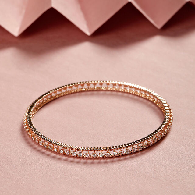 Tanishq 18 Karat Diamond Bangle for Women