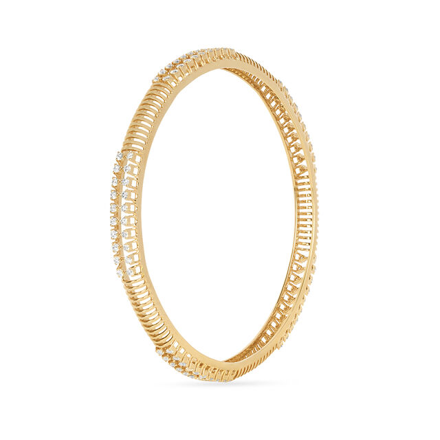 Tanishq 18KT Diamond Bangle for Women 2
