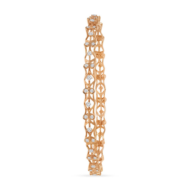 Tanishq 18KT Diamond Bangle for Women 2