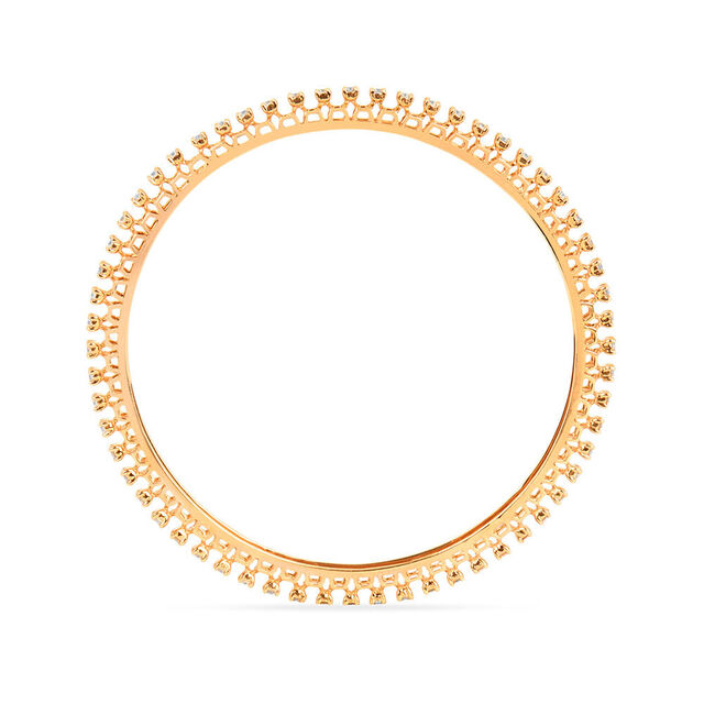 Tanishq 18KT Diamond Bangle for Women 3