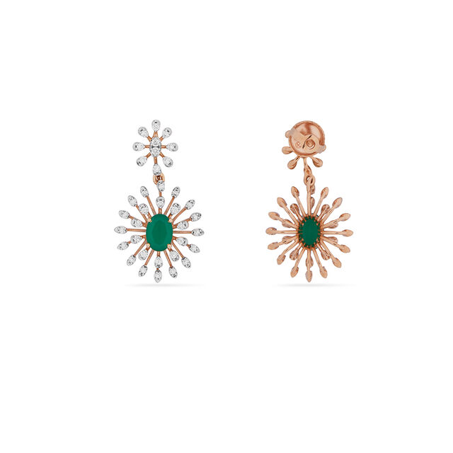 Tanishq 18KT Diamond Necklace Set for Women 5