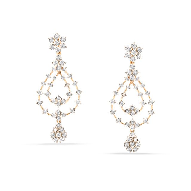 Tanishq 18KT Diamond Neckwear Set for Women 4