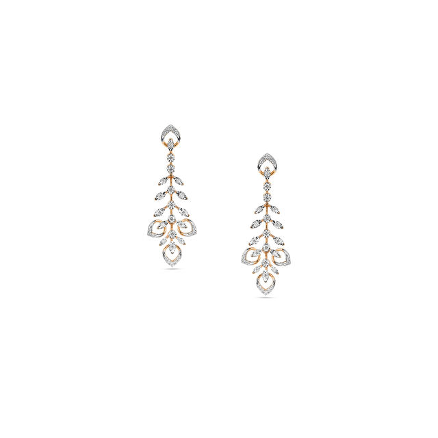 Tanishq 18KT Diamond Necklace Set for Women 3