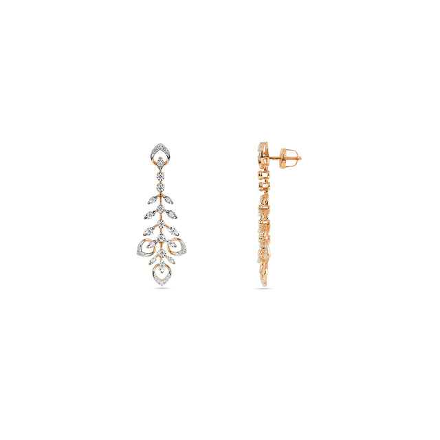 Tanishq 18KT Diamond Necklace Set for Women 4