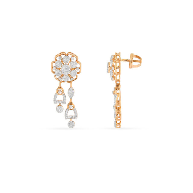 Tanishq 18KT Diamond Necklace Set for Women 6