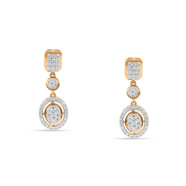 Tanishq 18KT Diamond Necklace Set for Women 4