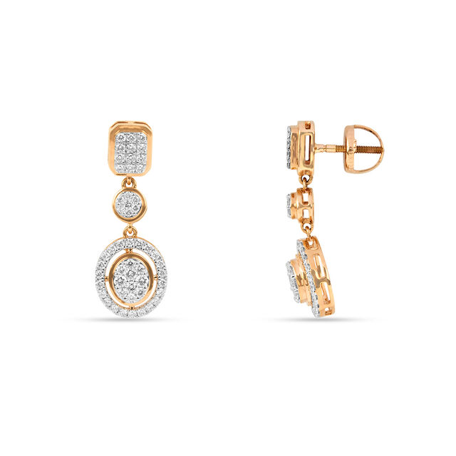 Tanishq 18KT Diamond Necklace Set for Women 5
