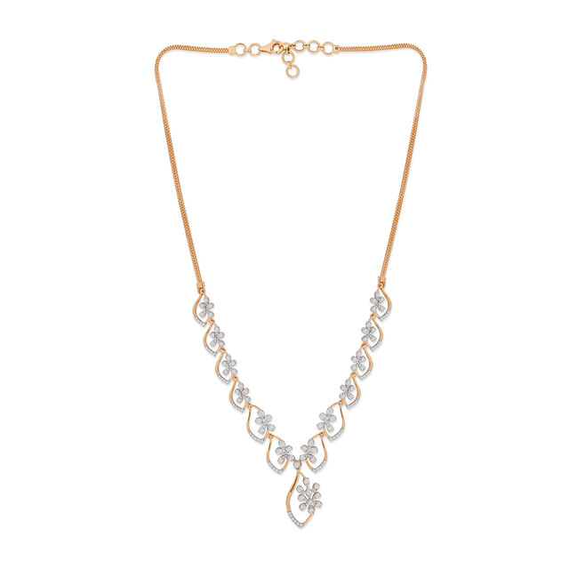 Tanishq 18KT Diamond Necklace for Women 