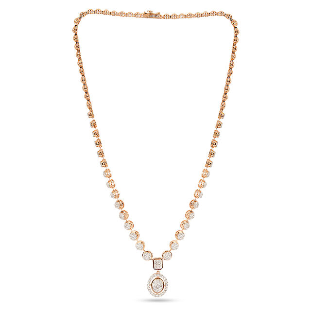 Tanishq 18KT Diamond Necklace for Women 