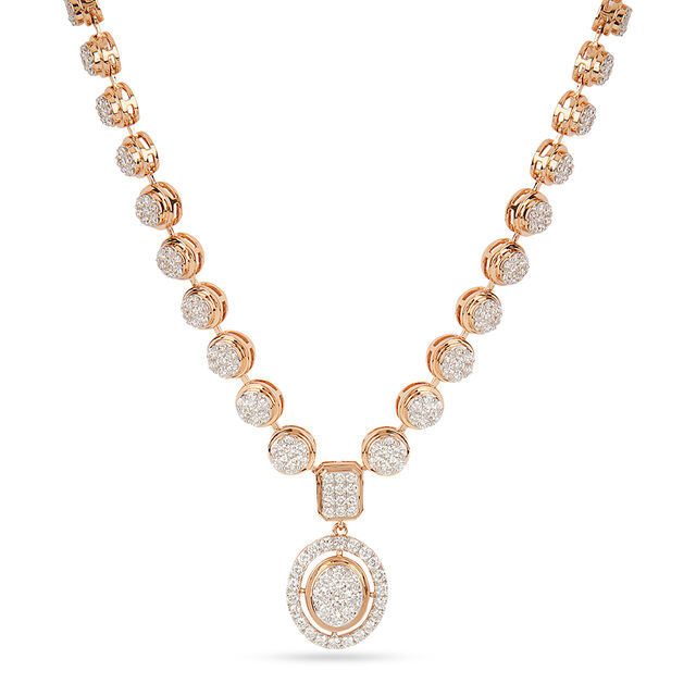 Tanishq 18KT Diamond Necklace for Women 2