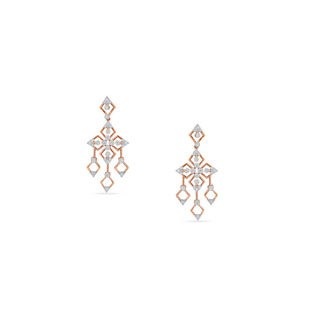 Tanishq 18KT Diamond Necklace Set for Women 4