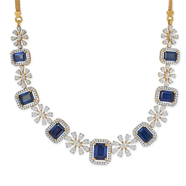 Tanishq 18KT Diamond Necklace for Women 2