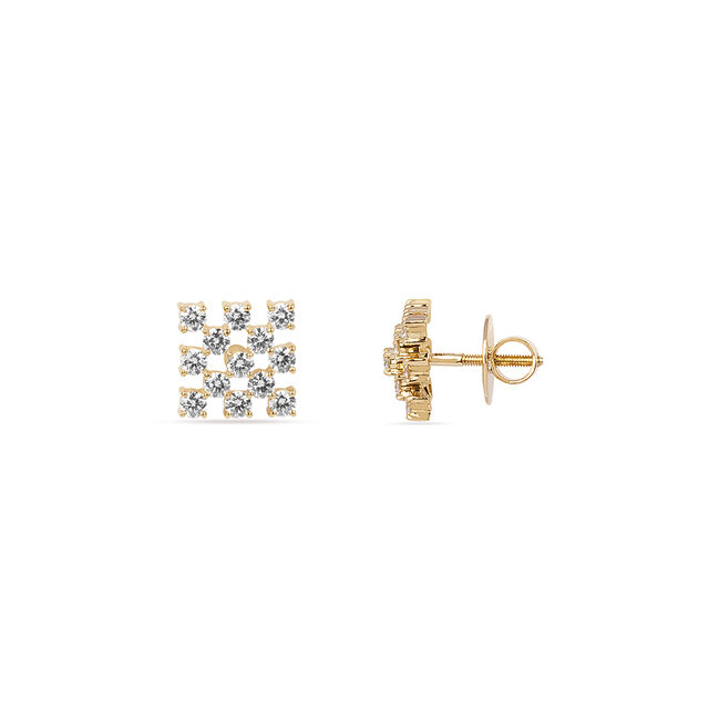 Tanishq 18KT Diamond Earrings for Women 2