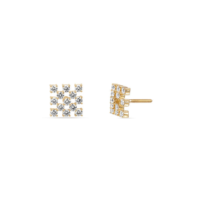 Tanishq 18KT Diamond Earrings for Women 4